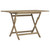  Folding Patio Table Gray 47.2"x27.6"x29.5" Solid Wood Teak A949-362763