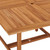  Garden Table 47.2"x47.2"x29.5" Solid Teak Wood A949-49005