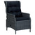  7 Piece Patio Dining Set Dark Gray Poly Rattan A949-3156791