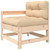  Patio Chair with Cushions Solid Wood Pine A949-825569