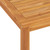  Patio Dining Table 47.2"x27.6"x30.3" Solid Teak Wood A949-316630