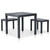  Patio Table with 2 Benches Plastic Anthracite A949-48778