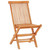  3 Piece Bistro Set with Anthracite Cushions Solid Teak Wood A949-3063240