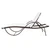  Sun Lounger with Cushion & Table Poly Rattan Brown A949-42885
