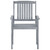  Patio Chairs with Cushions 8 pcs Solid Acacia Wood Gray A949-3078222