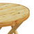  3 Piece Folding Bistro set with Cream White Cushions Bamboo A949-3208937