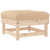  Patio Footstools with Cushions 2pcs Solid Wood Pine A949-825464