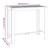  7 Piece Patio Bar Set Solid Wood Acacia A949-3154395