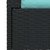  Patio Loveseat with Cushions Black Poly Rattan A949-317531