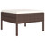  9 Piece Patio Lounge Set with Cushions Poly Rattan Brown A949-3094547