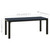  Patio Bench 43.3" Steel and WPC Black A949-317141