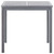  Patio Table Gray 31.5"x31.5"x29.1" Solid Acacia Wood A949-46324