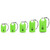  Dry Bag Green 2.6 gal PVC A949-92780