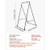  Yoga Stand Frame, Max 440.9 lbs Load Swing Stand, Triangular Structure Yoga Aerial Rig, Aerial Sil E415-KJW46INCH102JG8FP001V0