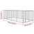  Outdoor Dog Kennel 24.9'x12.5'x6.2' A949-144938