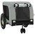  Pet Bike Trailer Gray and Black Oxford Fabric and Iron A949-94014