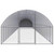  Outdoor Chicken Coop 9.8'x78.7'x6.6'Galvanized Steel A949-3095480