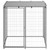  Dog Kennel Silver 43.3"x43.3"x43.3" Steel A949-150785
