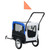  2-in-1 Pet Bike Trailer & Jogging Stroller Gray and Blue A949-91763