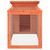  Rabbit Hutch Brown 39.6"x21.3"x21.7" Solid Wood Pine A949-172289