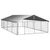  Outdoor Dog Kennel with Roof 236.2"x118.1"x59.1 A949-171502