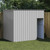  Dog House with Roof Light Gray 84.3"x60.2"x71.3" Galvanized Steel A949-172372