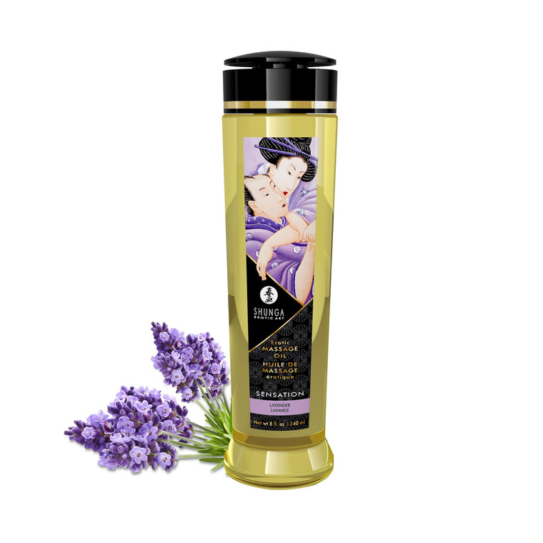 Massage Oils - Sensation - 8 Fl. Oz. Lavender M919-SHU1206