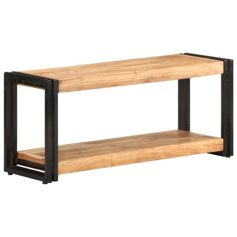  TV Stand 35.4"x11.8"x15.7" Solid Wood Acacia A949-321978