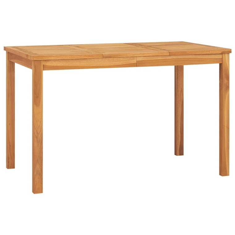  Patio Dining Table 47.2"x27.6"x30.3" Solid Teak Wood A949-316630