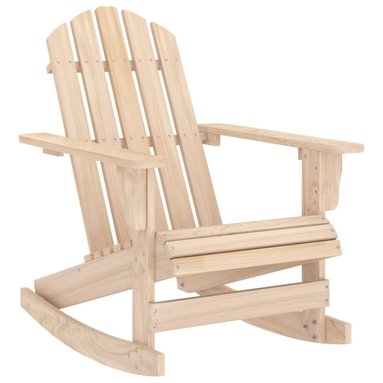  Patio Adirondack Rocking Chair Solid Fir Wood A949-315882