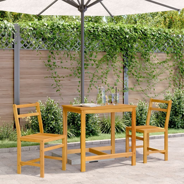  3 Piece Balcony Set Solid Wood Acacia A949-365854