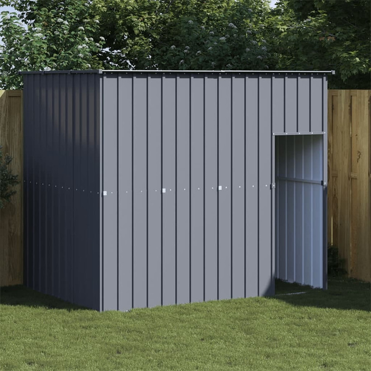  Dog House with Roof Anthracite 84.3"x60.2"x71.3" Galvanized Steel A949-172371
