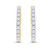10K Yellow Gold 0.10 Carat Classic Hoops 0925907-YG