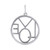 10K White Gold 0.15 Carat LOVE Pendant 0825946-WG