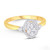 10K Yellow Gold 0.24 Carat Oval Shape Ladies Ring-0224043-YG