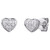 10K White Gold 0.05 Carat Heart Shape Earrings-0124301-WG