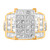 10K Yellow Gold 5.00 Carat Cinderella Ladies Ring-0232924-YG