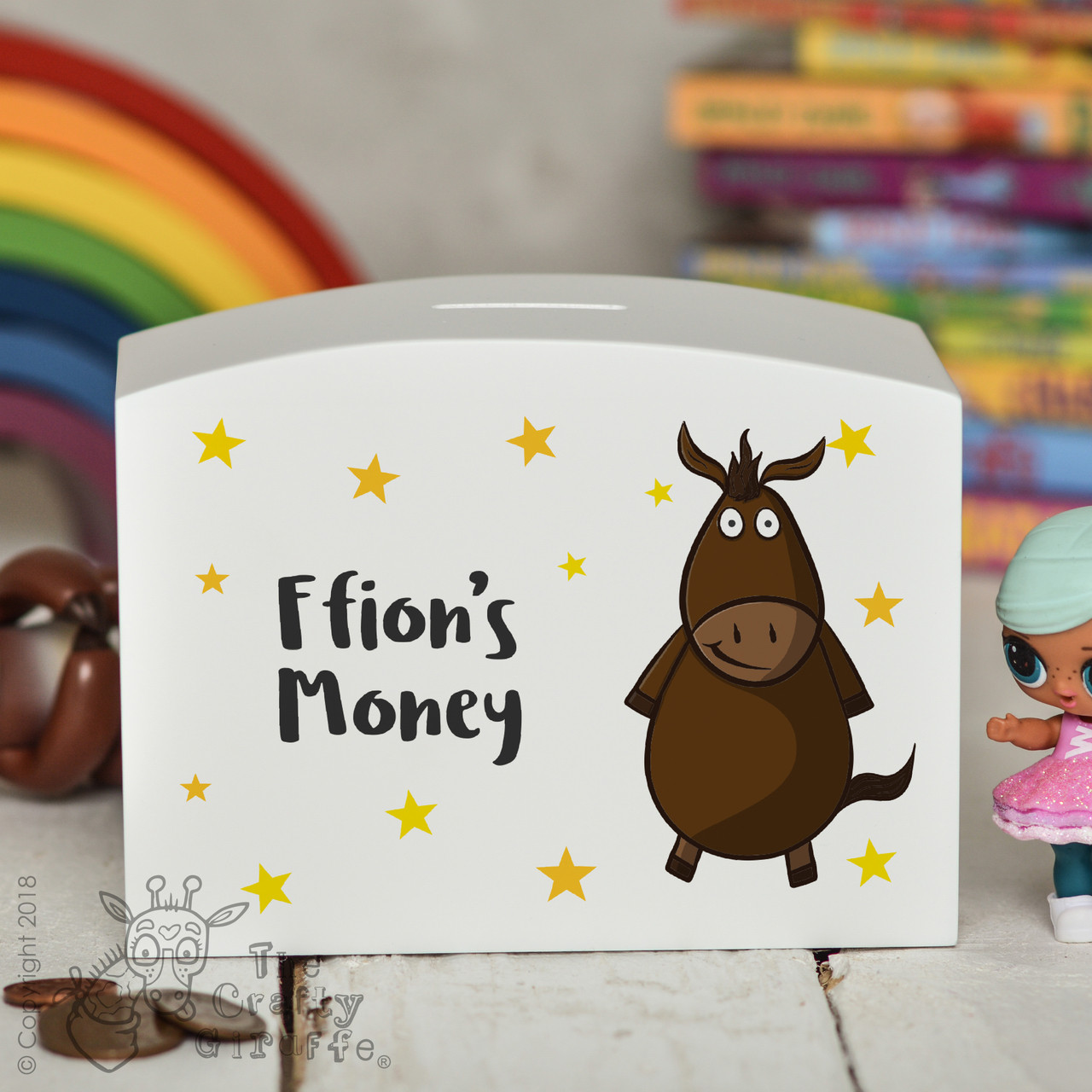 Personalised Horse Money Box The Crafty Giraffe