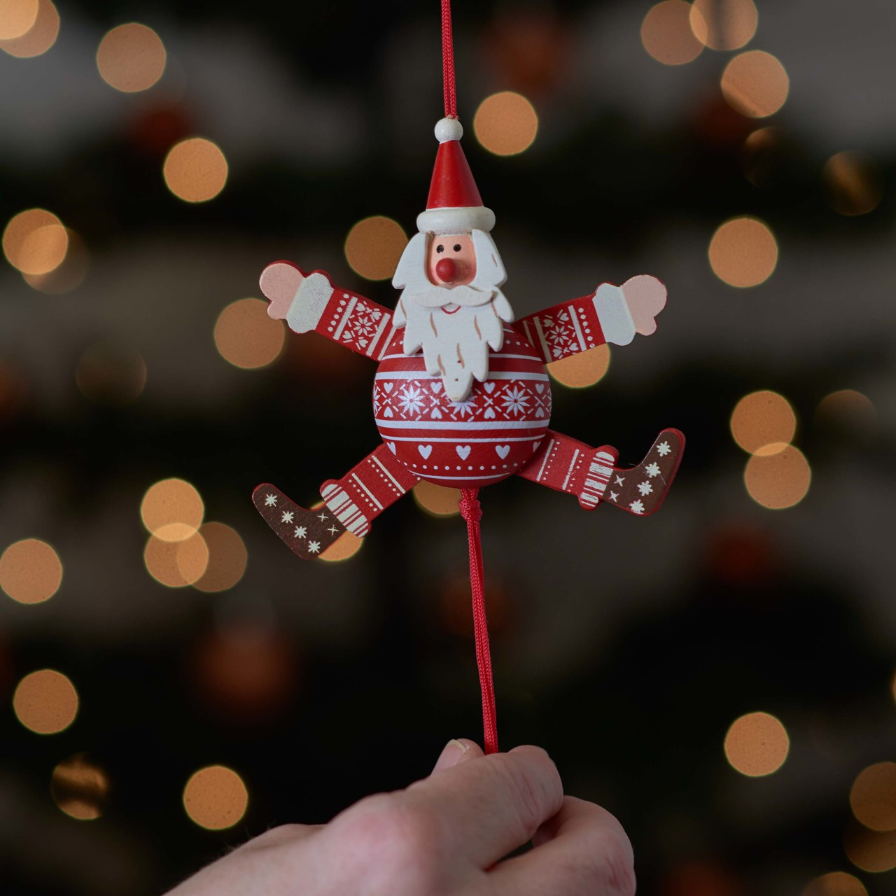 Festive Santa Jumping Jack - The Crafty Giraffe