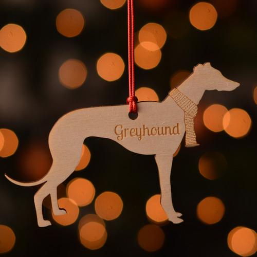 Personalised Greyhound Dog Pet Decoration - The Crafty Giraffe