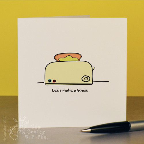 Let's make a toast Card