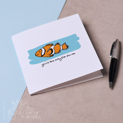 You're the only fish for me Card