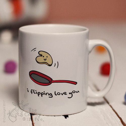 I flipping love you mug