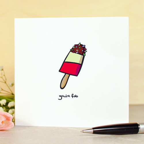 Buy You're fab Card From The Crafty Giraffe, the home of unique and affordable gifts for loved ones...