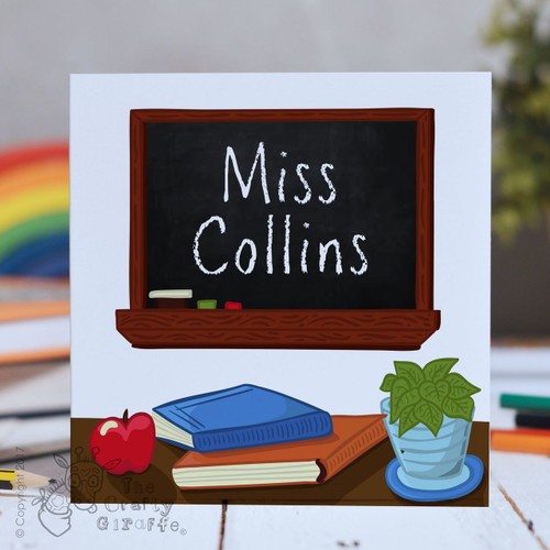 Personalised Blackboard Card