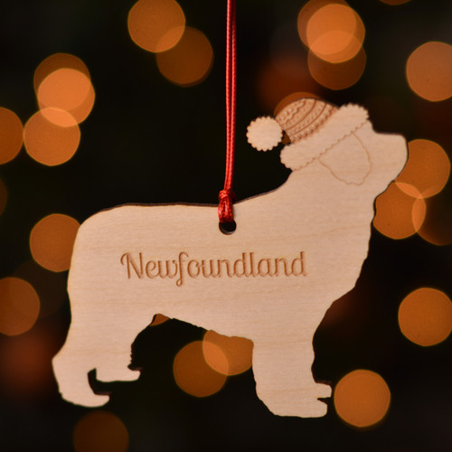 Personalised Newfoundland Dog Pet Decoration - The Crafty Giraffe