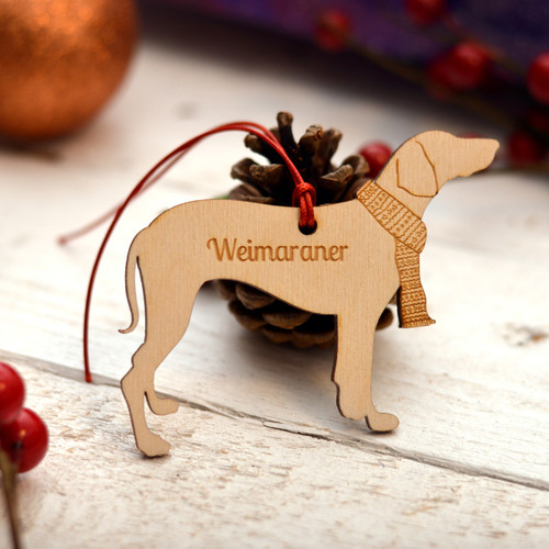 Personalised Weimaraner Dog Pet Decoration - The Crafty Giraffe