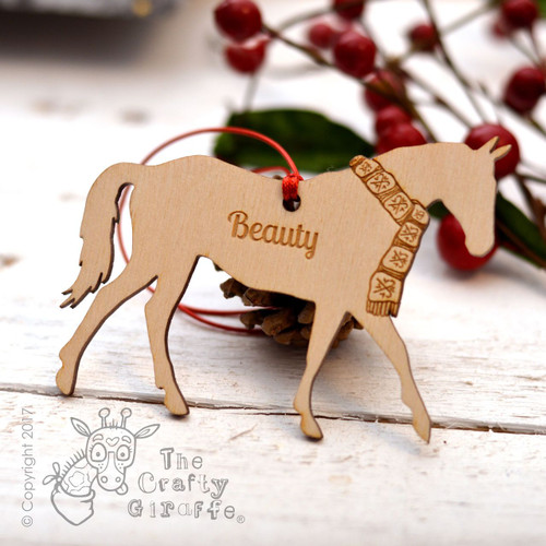 Personalised Horse Decoration