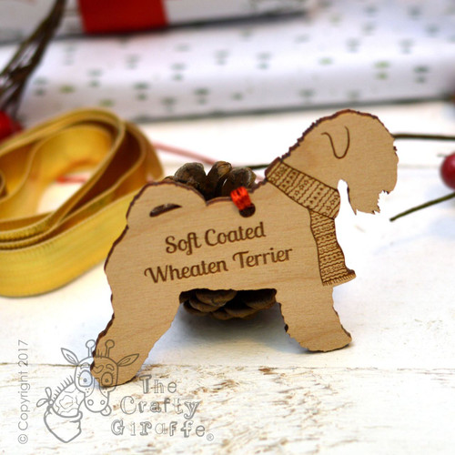 Personalised Soft Coated Wheaten Terrier Decoration