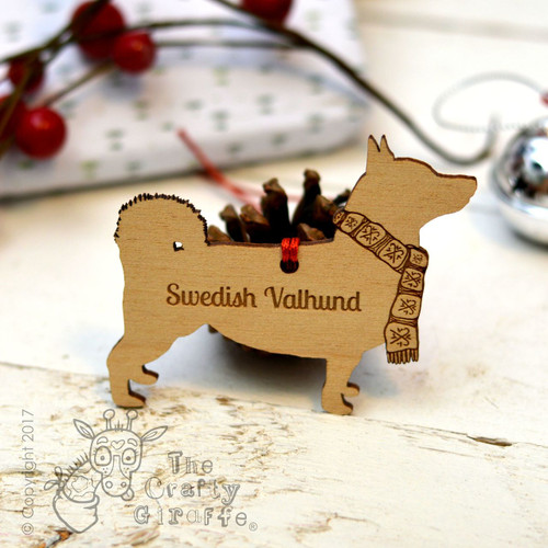 Personalised Swedish Vallhund Decoration